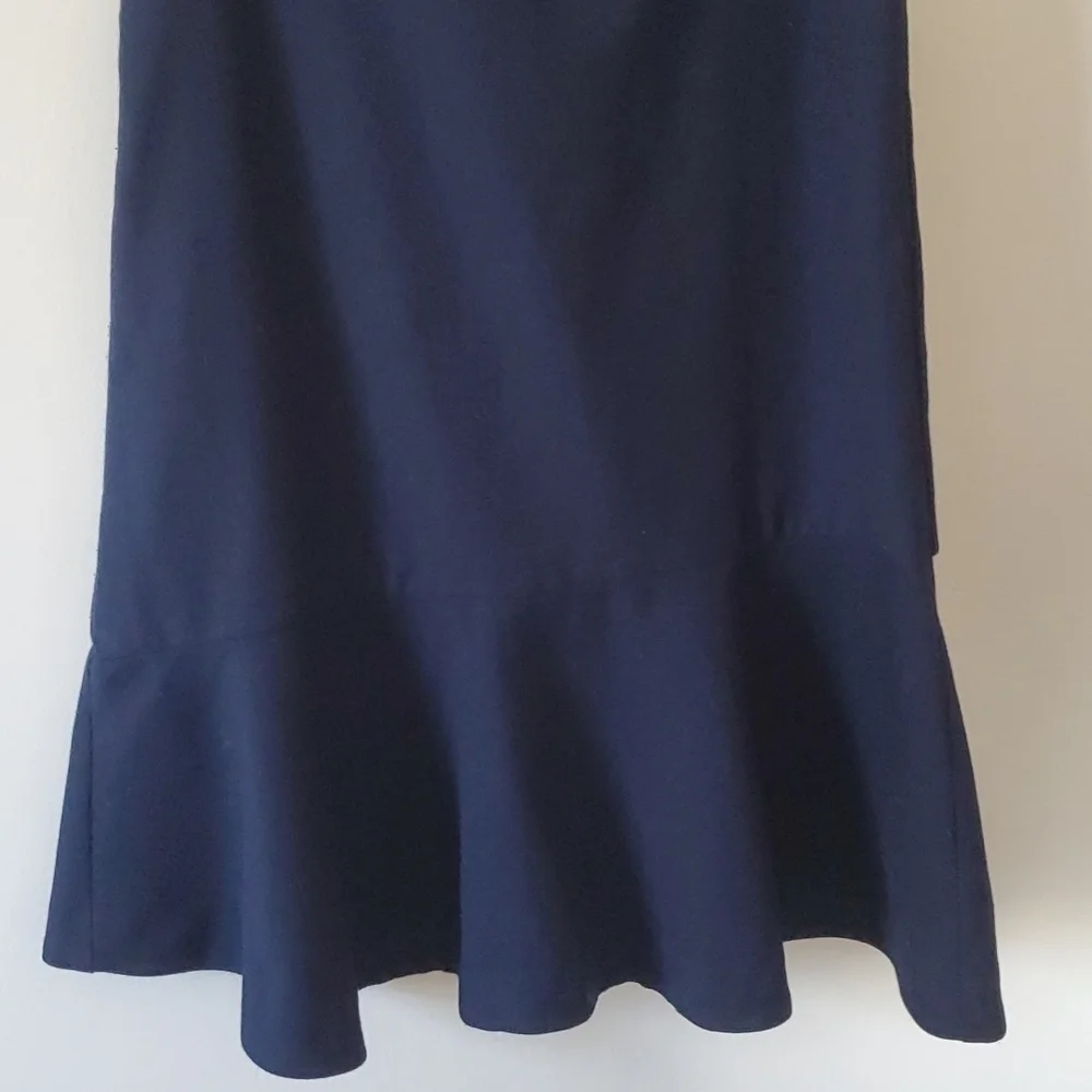 Crewcuts Navy Blue Ruffle Dress sz 6